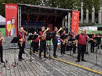 Sommerbiwak HDK 2016-07-23 16  "Sommerbiwak des HDK" im Rahmen des Füchse-Stadtfestes“ am Kuhtor : Musikcorps, Wanheim, Duisburg, Karneval, Helau, Event, Unterhaltungsmusik, Marschmusik, Party, Show